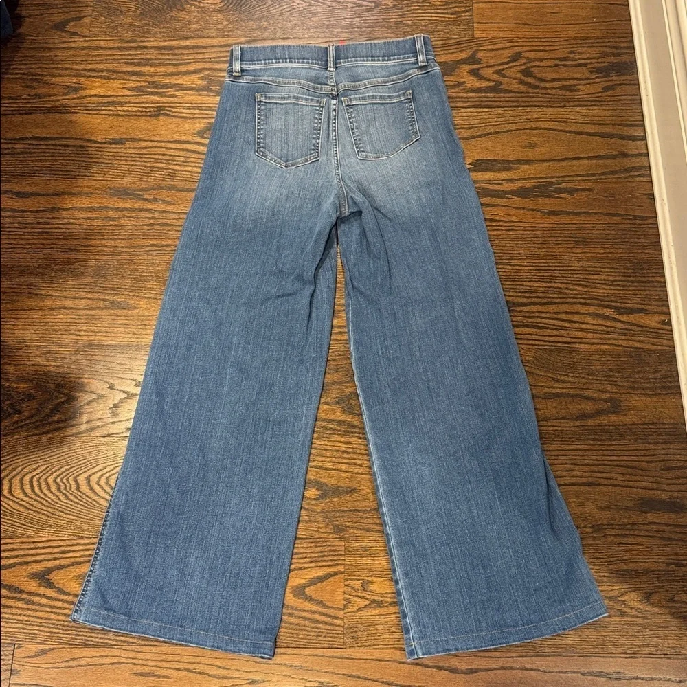 Spanx seamed front wide leg Jeans